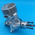 NUEVO motor de gasolina DLE65 de un solo cilindro de escape lateral de dos tiempos Motor de desplazamiento de 65CC de arranque manual refrigerado por aire natural